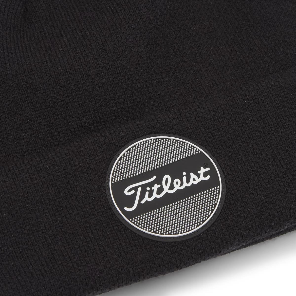 Titleist Boardwalk Pom Pom vintermössa, svart