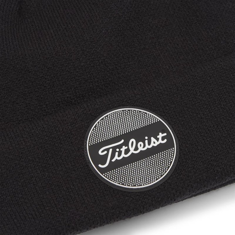 Titleist Boardwalk Pom Pom vintermössa, svart