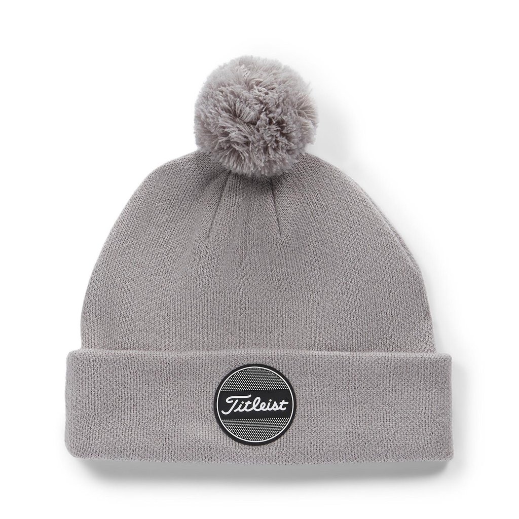 Titleist Boardwalk Pom Pom herr vintermössa, grå