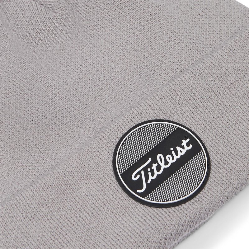 Titleist Boardwalk Pom Pom herr vintermössa, grå