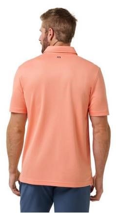 Travis Mathew Roaming Routes herr polo, coral fusion