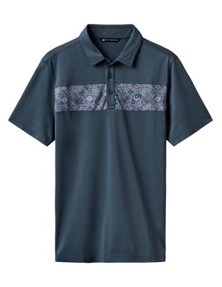 Travis Mathew Good Good Acropolis herr polo, mood indigo/vintage indigo