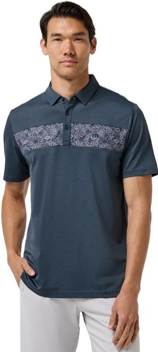 Travis Mathew Good Good Acropolis herr polo, mood indigo/vintage indigo