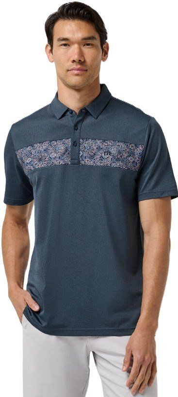 Travis Mathew Good Good Acropolis herr polo, mood indigo/vintage indigo
