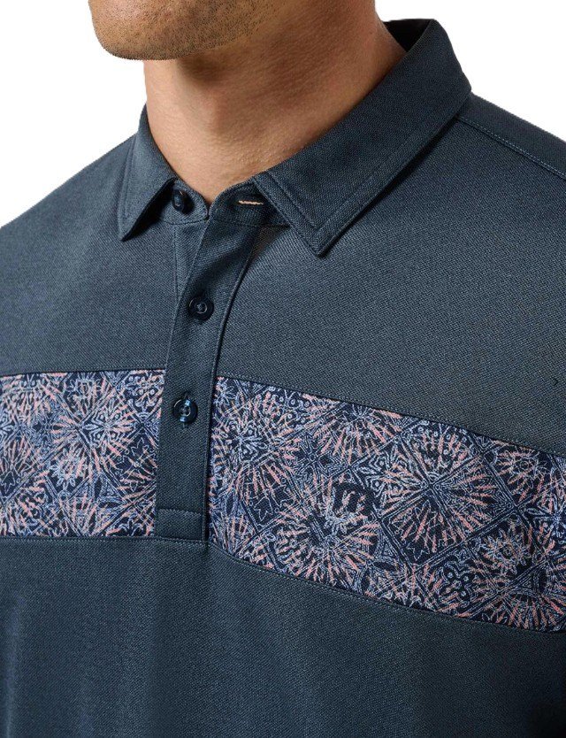 Travis Mathew Good Good Acropolis herr polo, mood indigo/vintage indigo