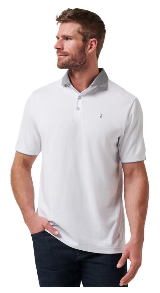 Travis Mathew Reservation Number herr polo, vit