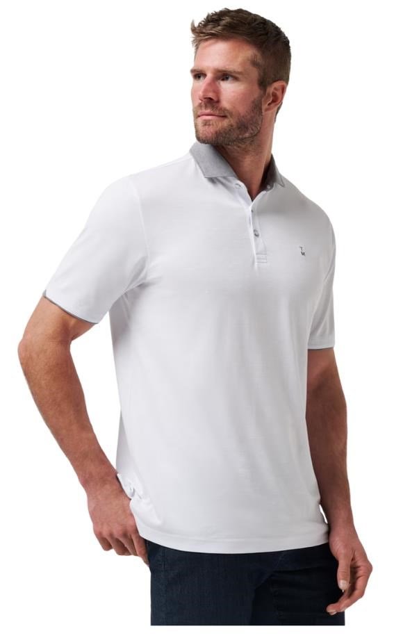 Travis Mathew Reservation Number herr polo, vit