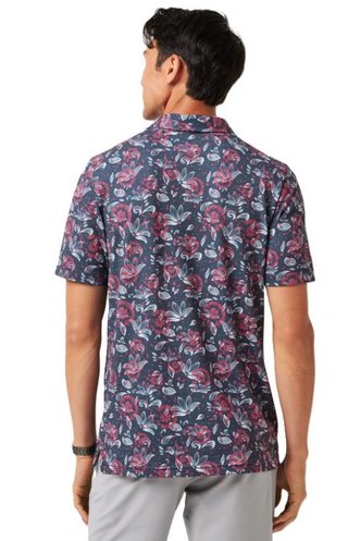 Travis Mathew FEATHERWEIGHT FLOURISH herr polo, mood indigo/vintage indigo