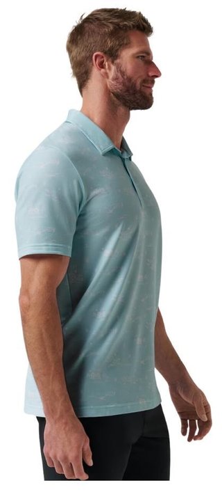 Travis Mathew Featherweight City herr polo, cory blue