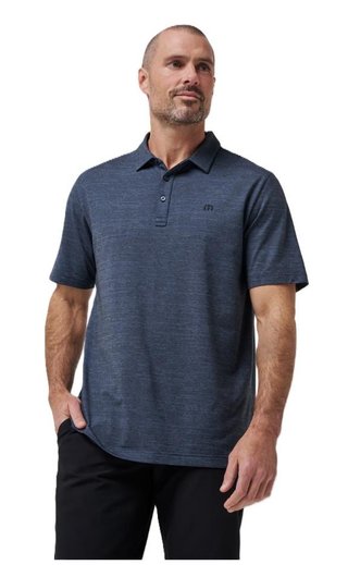 Travis Mathew The heater herr polo, vintage indigo/black
