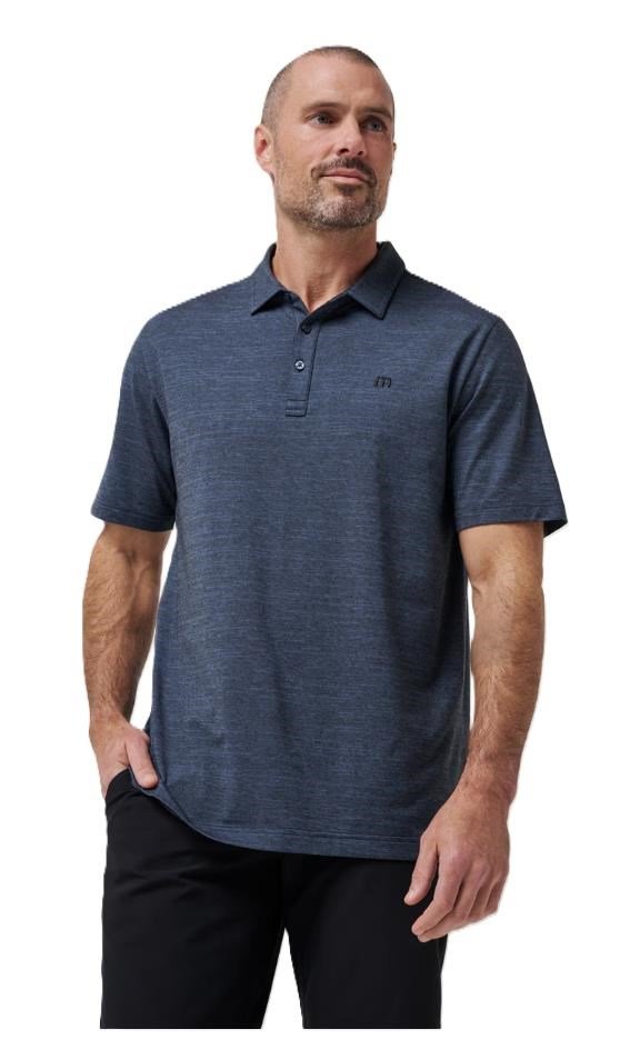 Travis Mathew The heater herr polo, vintage indigo/black