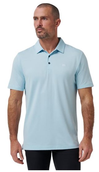 Travis Mathew Featherweight herr polo, cory blue
