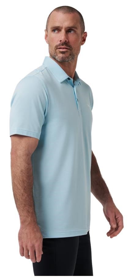 Travis Mathew Featherweight herr polo, cory blue