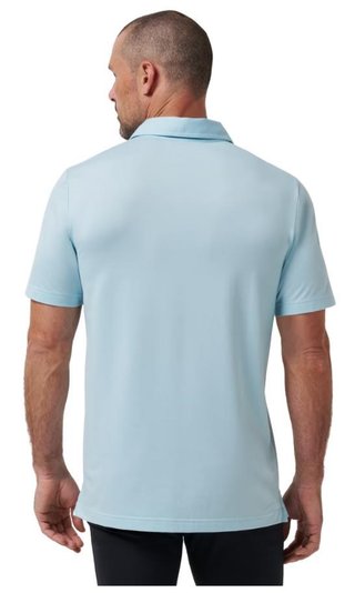 Travis Mathew Featherweight herr polo, cory blue