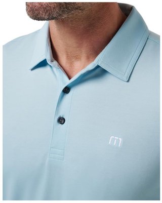 Travis Mathew Featherweight herr polo, cory blue