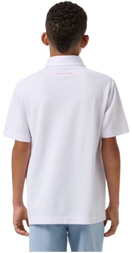 Travis Mathew Good Good Flourish junior polotröja, vit