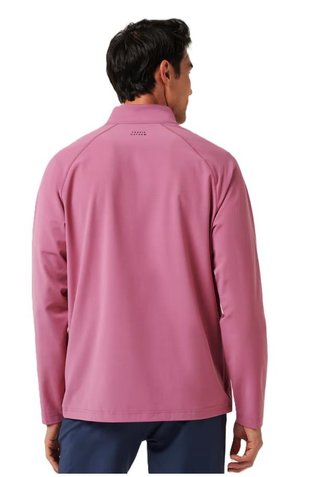 Travis Mathew Air Tram Quarter Zip herr hoodie, rose wine