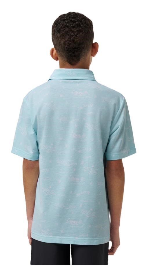 Travis Mathew TROPICAL ROAD junior polotröja, cory blue