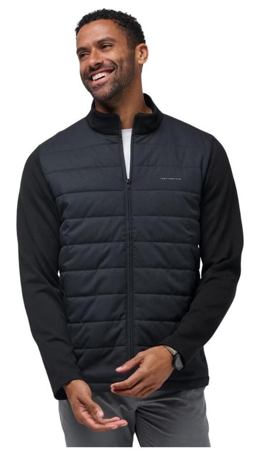 Travis Mathew Point of Sail Full Zip herr jacka, svart