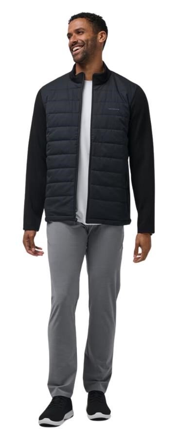 Travis Mathew Point of Sail Full Zip herr jacka, svart