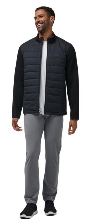 Travis Mathew Point of Sail Full Zip herr jacka, svart