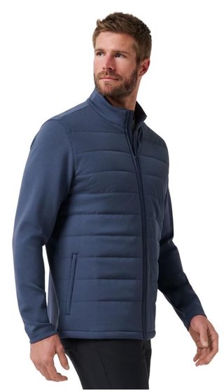 Travis Mathew Point of Sail Full-Zip herr jacka, mood indigo
