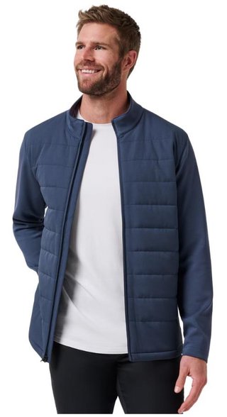 Travis Mathew Point of Sail Full-Zip herr jacka, mood indigo