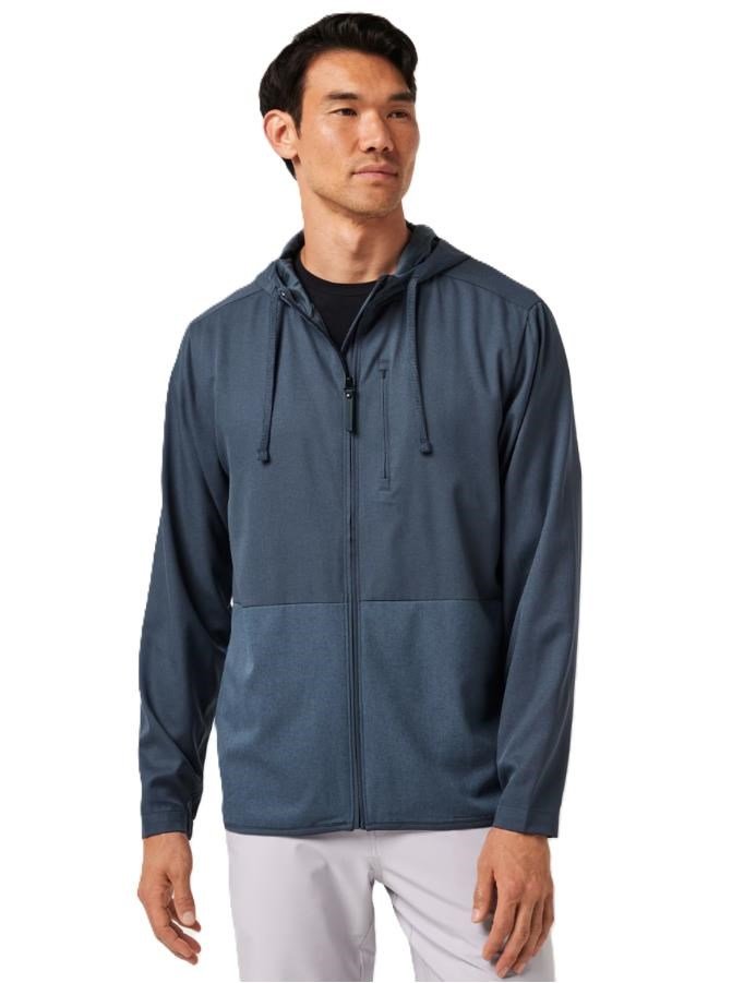 Travis Mathew Deepspace Full Zip herr hoodie, mood indigo/vintage indigo