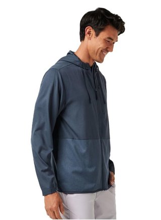 Travis Mathew Deepspace Full Zip herr hoodie, mood indigo/vintage indigo