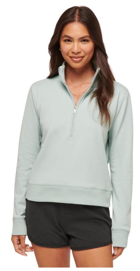 Travis Mathew Cloud Fleece Half-Zip damtröja, ether