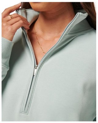 Travis Mathew Cloud Fleece Half-Zip damtröja, ether