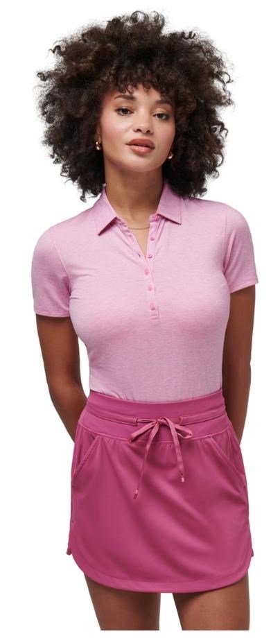 Travis Mathew Featherweight Active dampolo, heather red violet