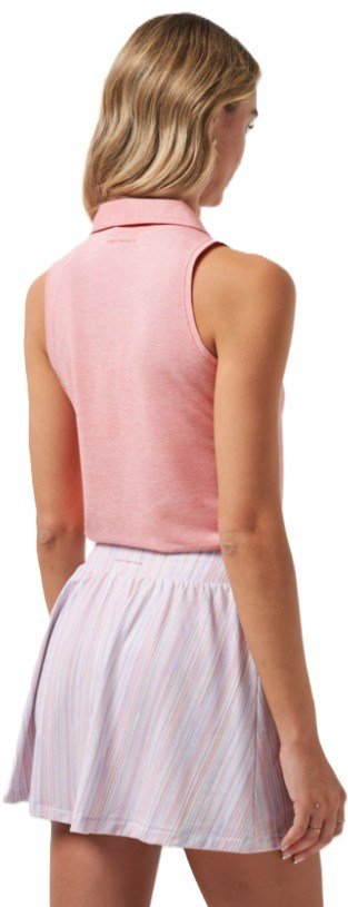 Travis Mathew Featherweight Active 2.0 Sleeveless dampolo, heather porcelain rose