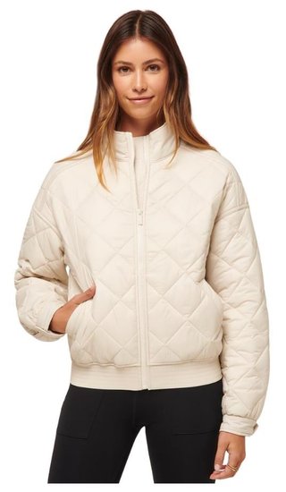 Travis Mathew Lights at Night Quilted damjacka, pumice stone