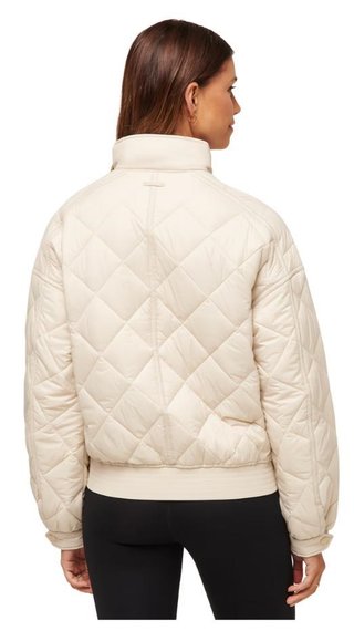 Travis Mathew Lights at Night Quilted damjacka, pumice stone