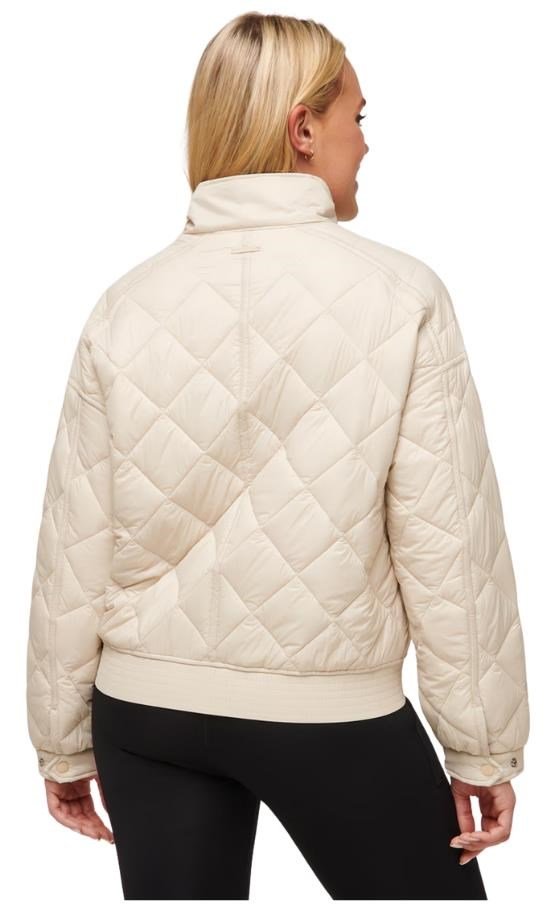 Travis Mathew Lights at Night Quilted damjacka, pumice stone