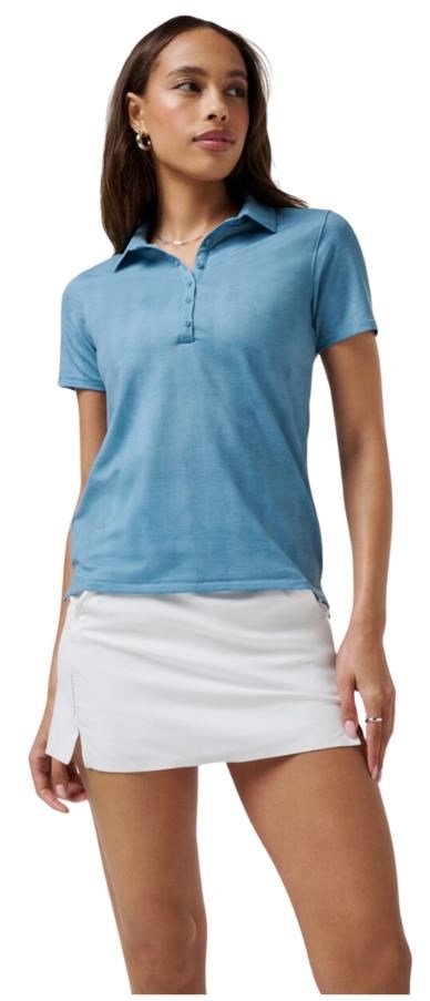 Travis Mathew Featherweight Active Printed dampolo, smoke blue multi