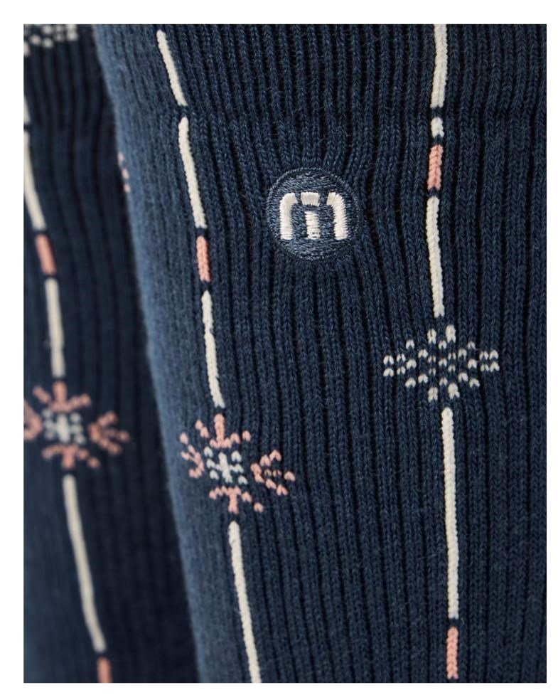 Travis Mathew Deco Crew strumpor, mood indigo