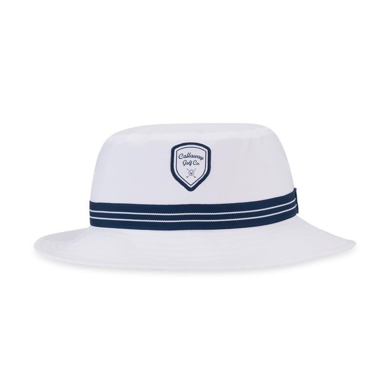 Callaway Bucket Hat herr, vit/marinblå
