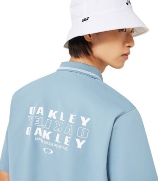 Oakley O-Sync Pack Abstract Hem herr polo, blue ice