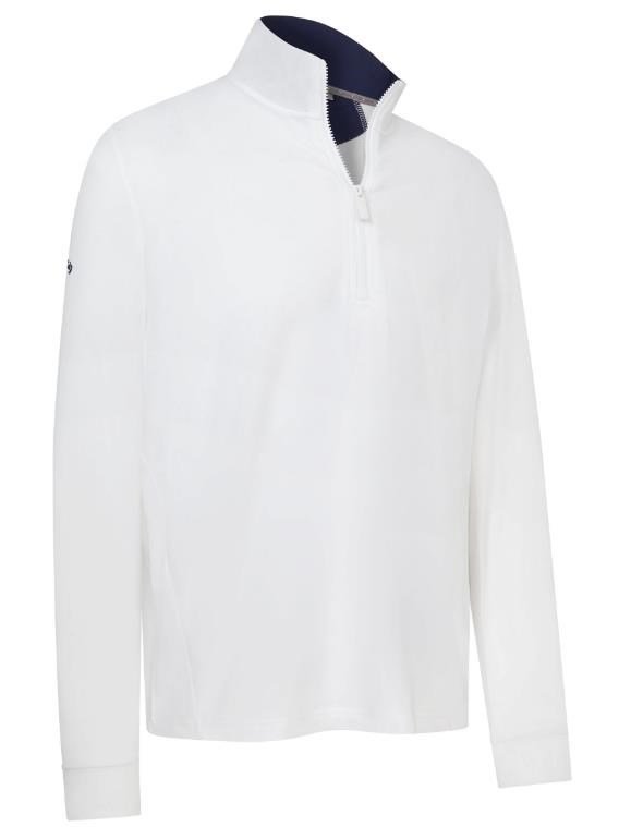 Callaway 1/4 Zip herr pullover, bright white