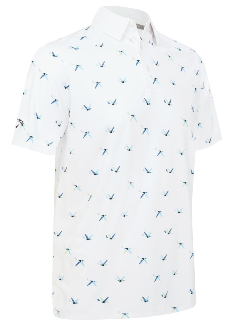 Callaway All Over Birdie herr polo, bright white