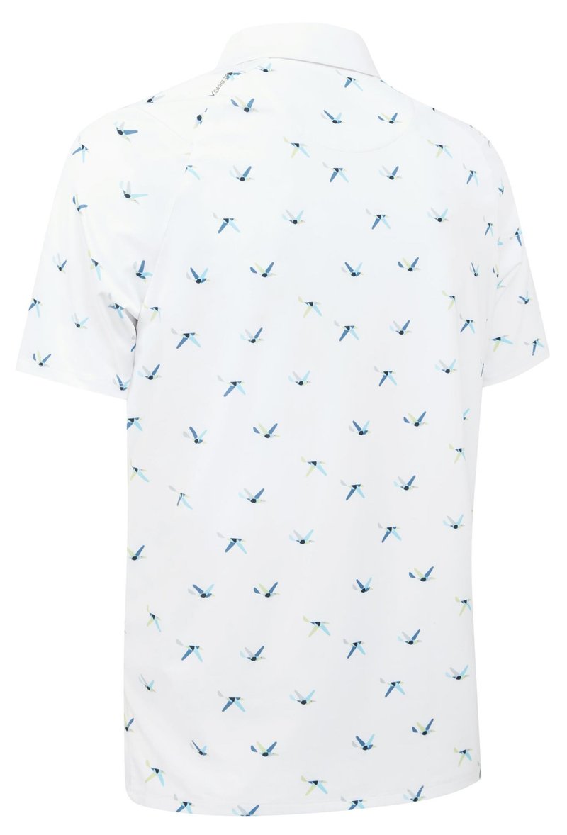 Callaway All Over Birdie herr polo, bright white
