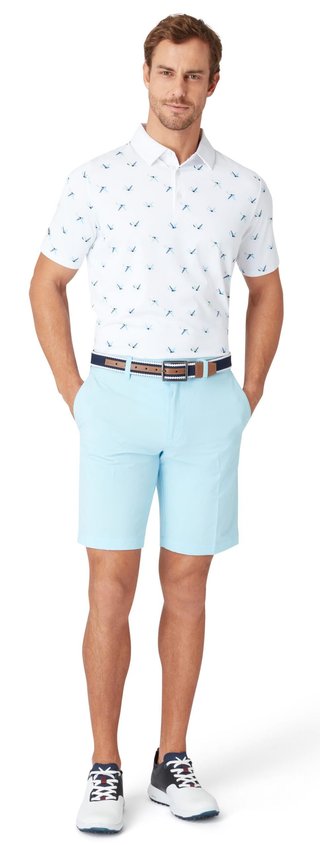 Callaway All Over Birdie herr polo, bright white