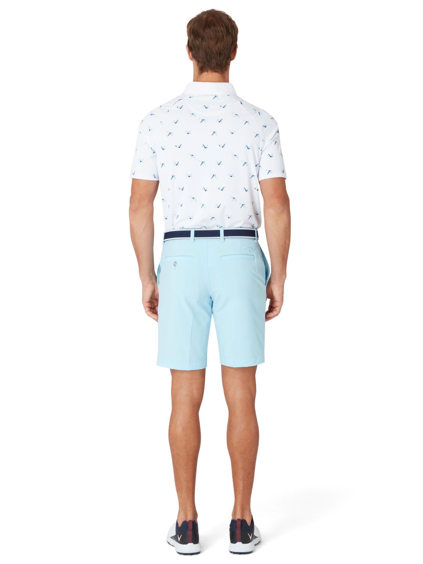 Callaway All Over Birdie herr polo, bright white