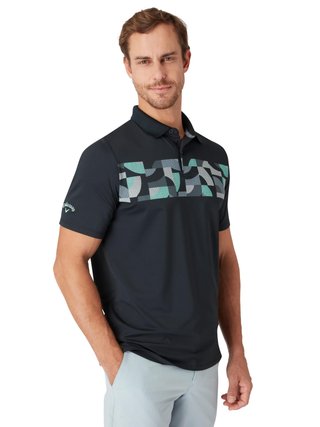 Callaway Optical 'C' herr polo, caviar