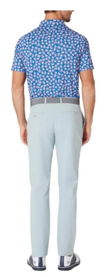Callaway Crab Novelty Print herr polo, galaxy blue