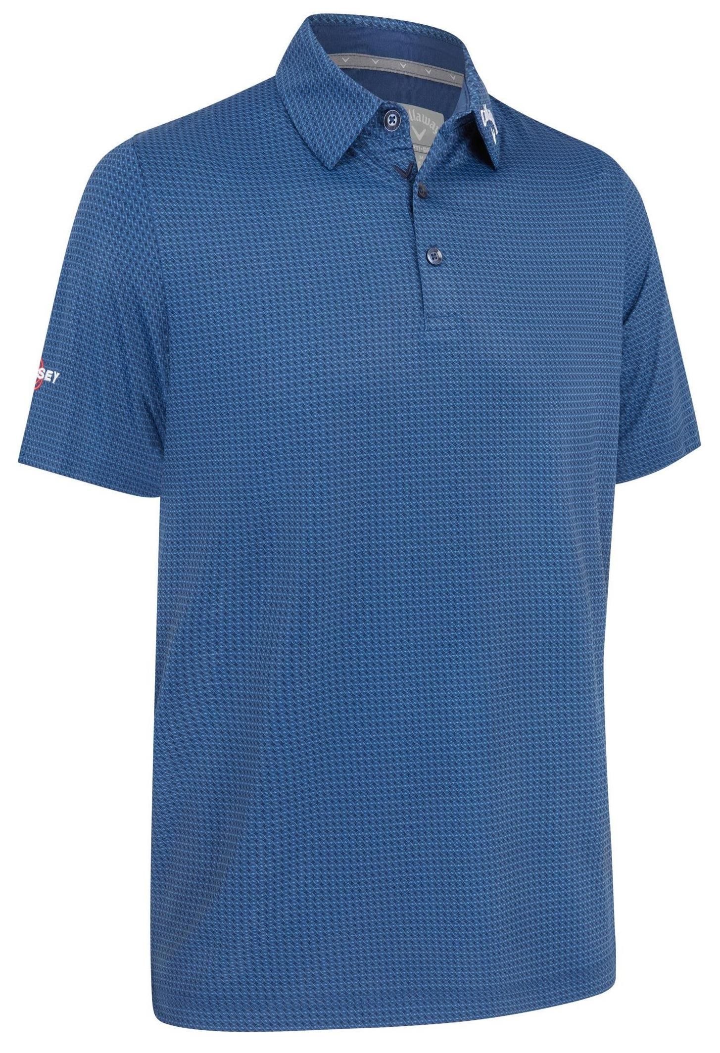 Callaway Odyssey Print herr polo, peacoat
