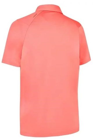 Callaway Swing Tech Tour Fit Solid herr polo, strawberry pink