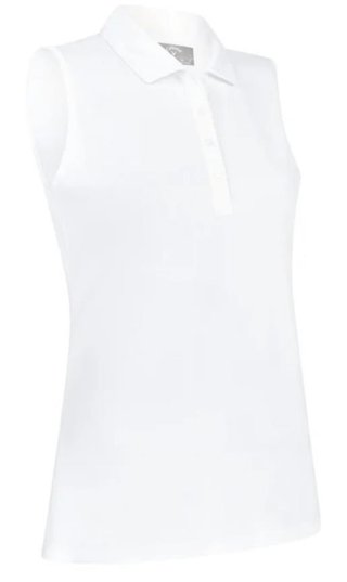 Callaway Tournament Sleeveless dampolo, bright white